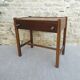 Dark wood bedside table from the 60s, Scandinavian style