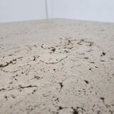 Angelo Mangiarotti Travertine Coffee Table for Up&Up, Italy