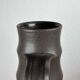 Footed vase in studio pottery from German mid-century by Petra Töpferei, 1960s.