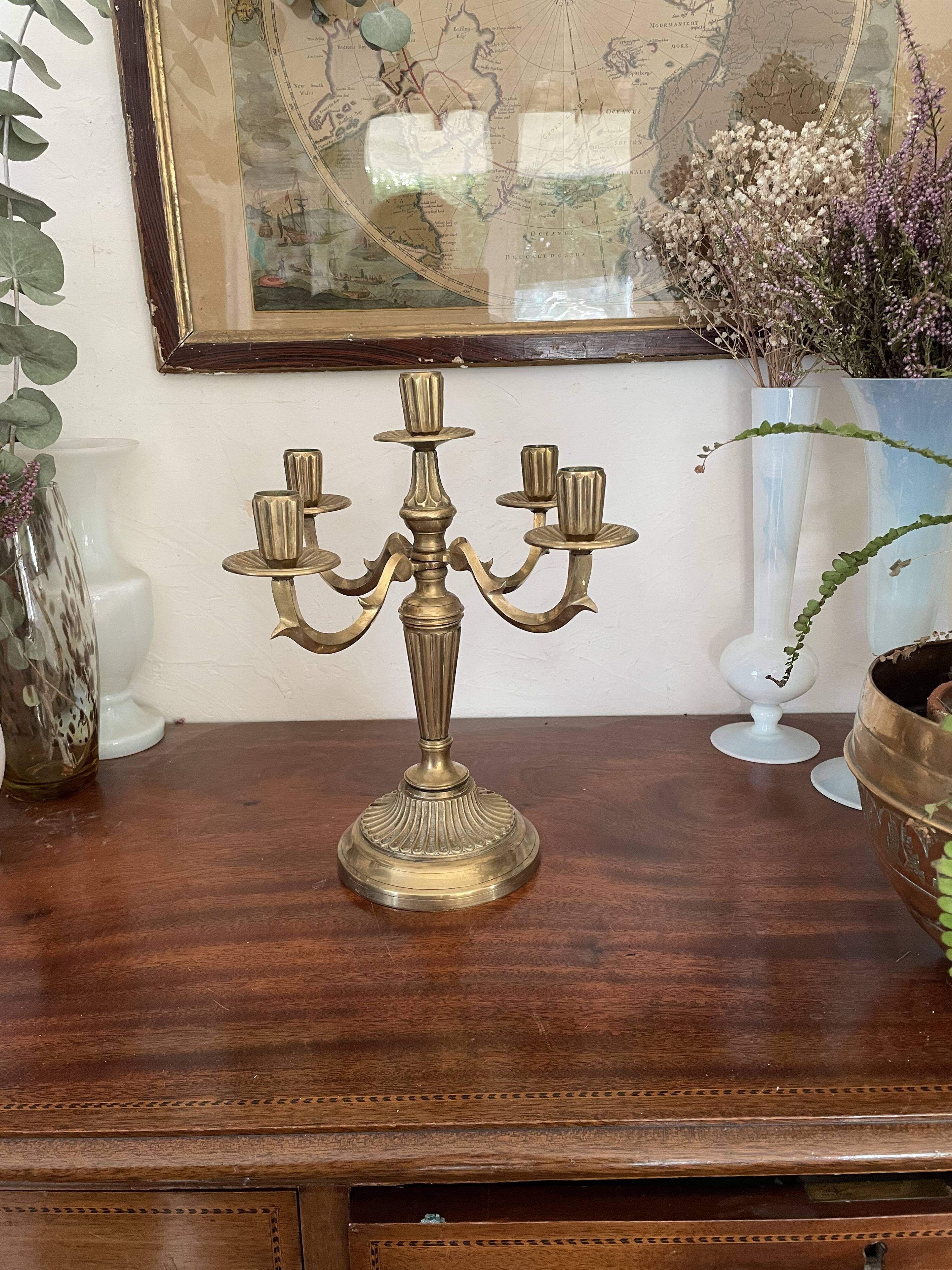 Chandelier en laiton