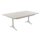 Extendable pedestal dining table by George Nelson for Herman Miller