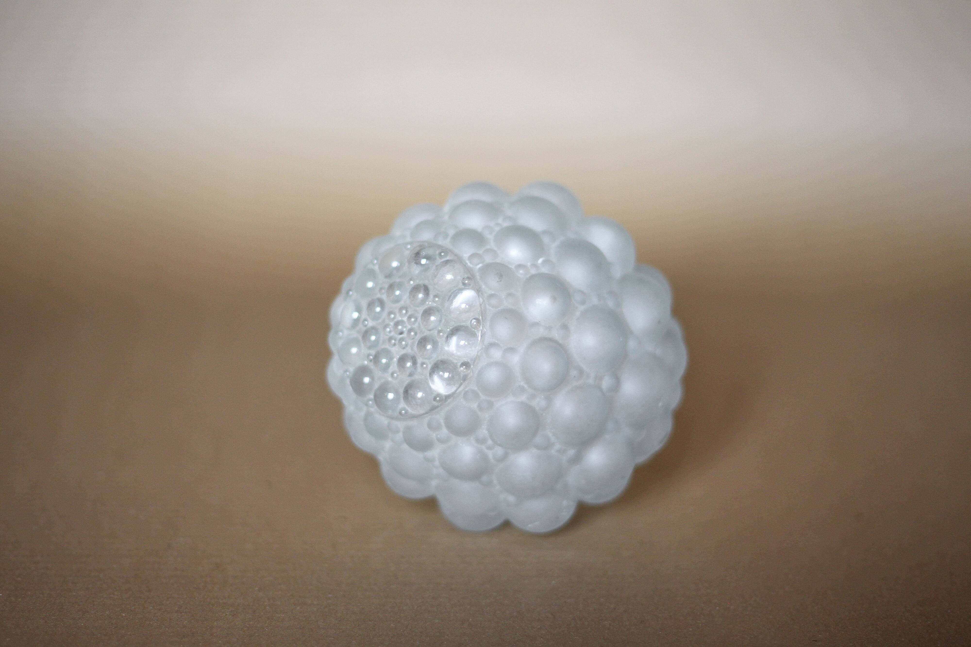 Bubble pattern glass globe, vintage glass lampshade, lighting fixture, globe lamp, interior decoration