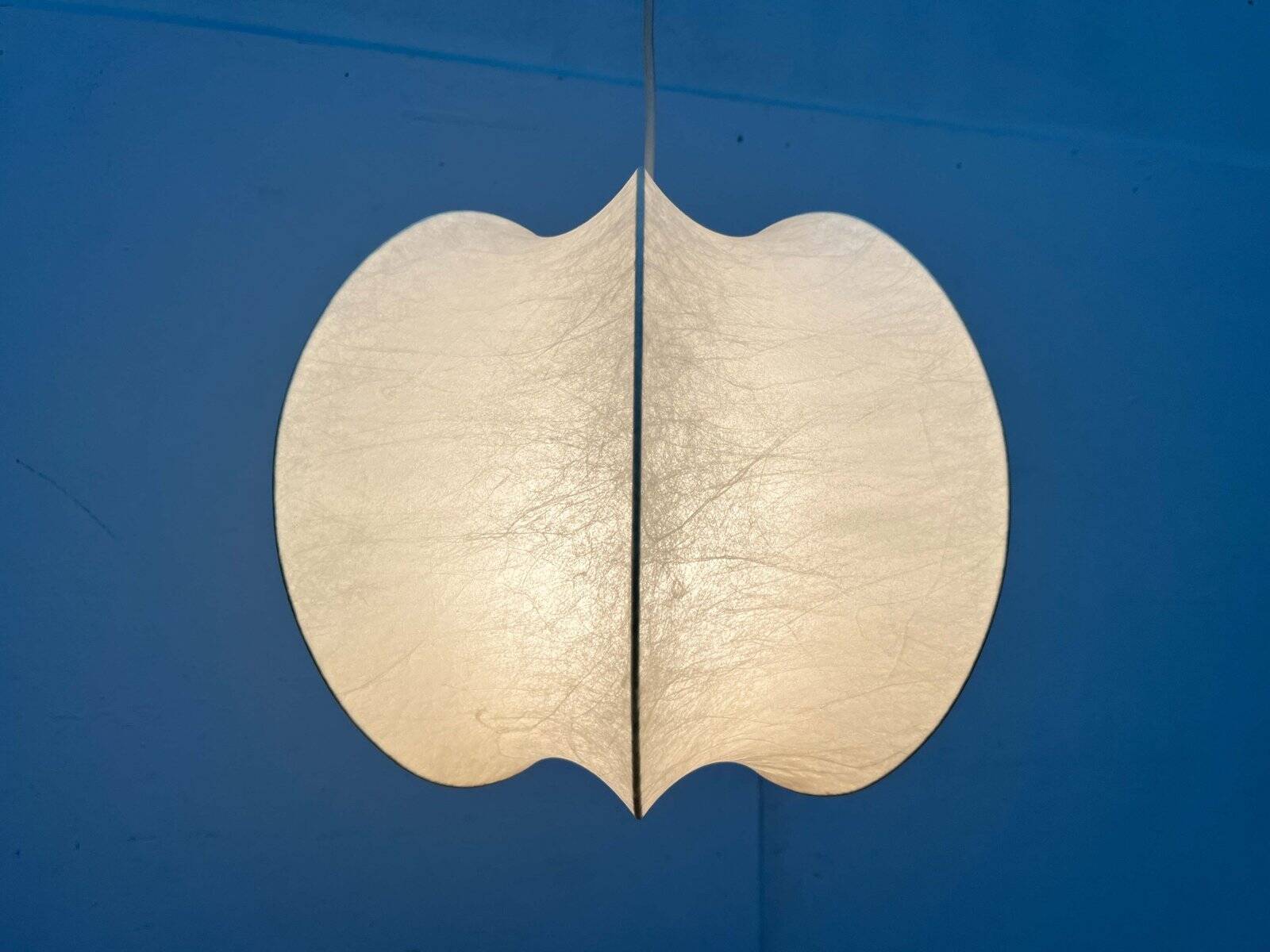 Modern mid-century Cocoon pendant lamp by Friedel Wauer for Goldkant Leuchten, Germany, 1960s.