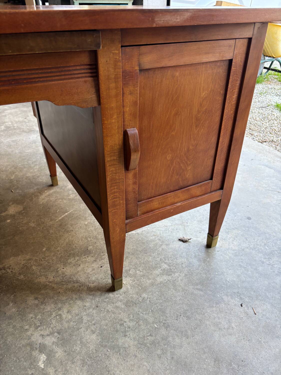 Vintage double-sided minister's desk