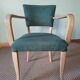 Green Art Deco bridge armchairs