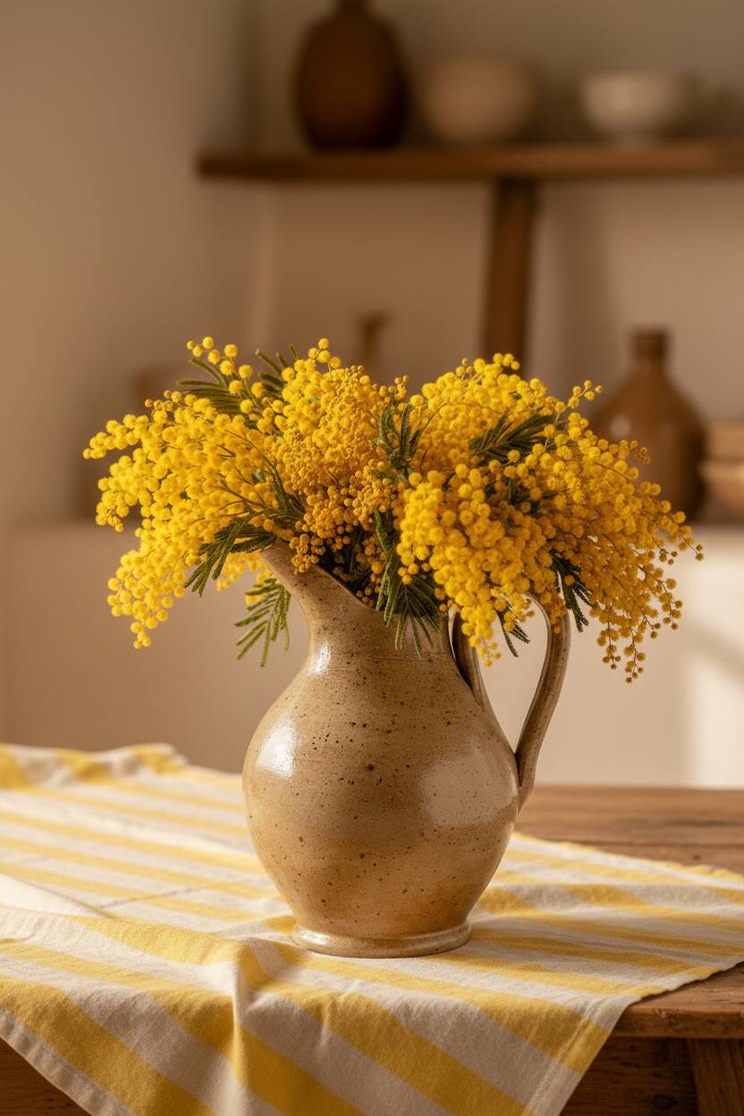 Handcrafted ceramic pitcher