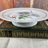 Cup on foot display in Limoges porcelain