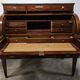 Louis XVI style cylinder desk in mahogany with a double system.