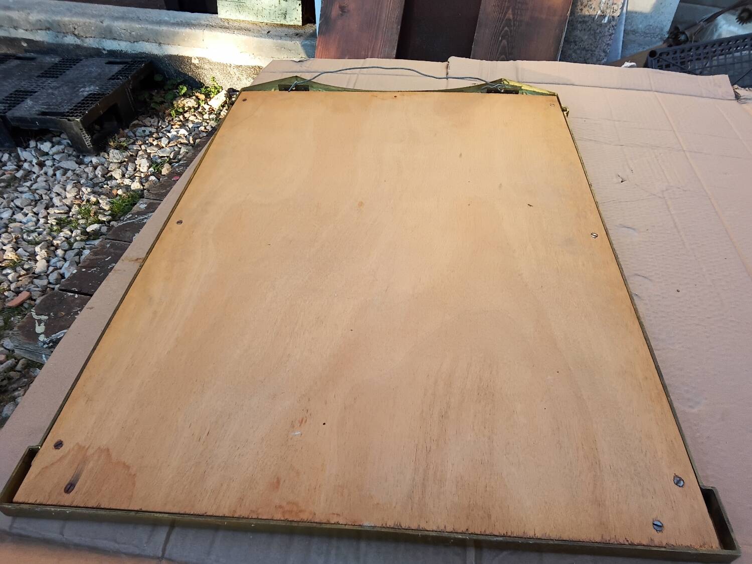 Console table and mirror set