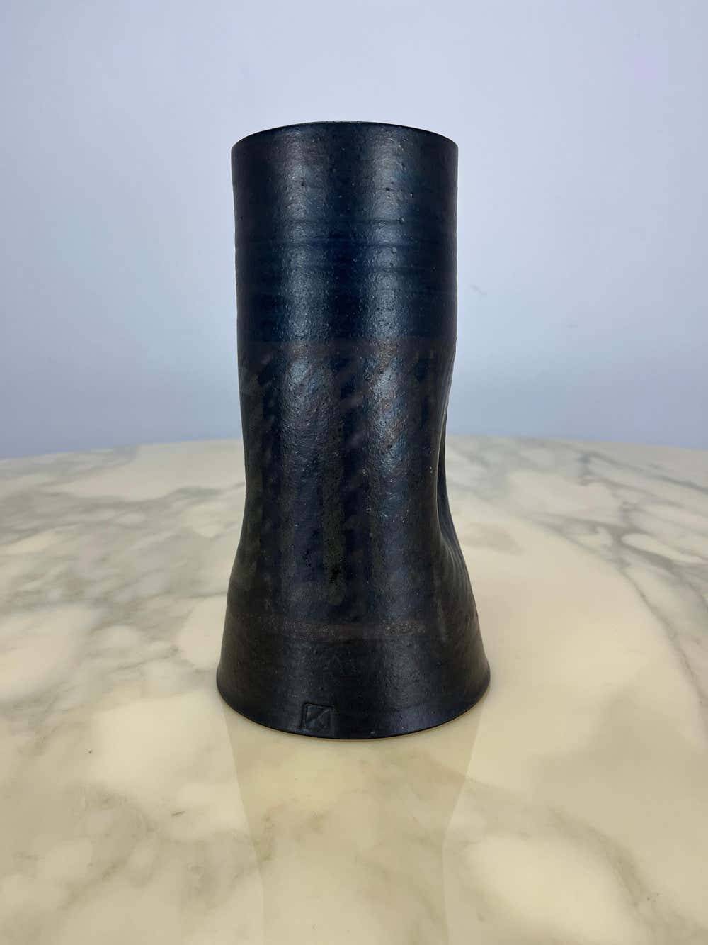 Jug / vase in ceramic by Alessio Tasca, Italy, 1960s