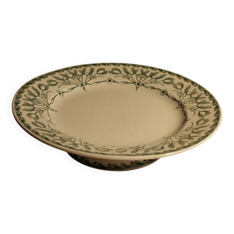 Footed compote Emile Bourgeois earthenware