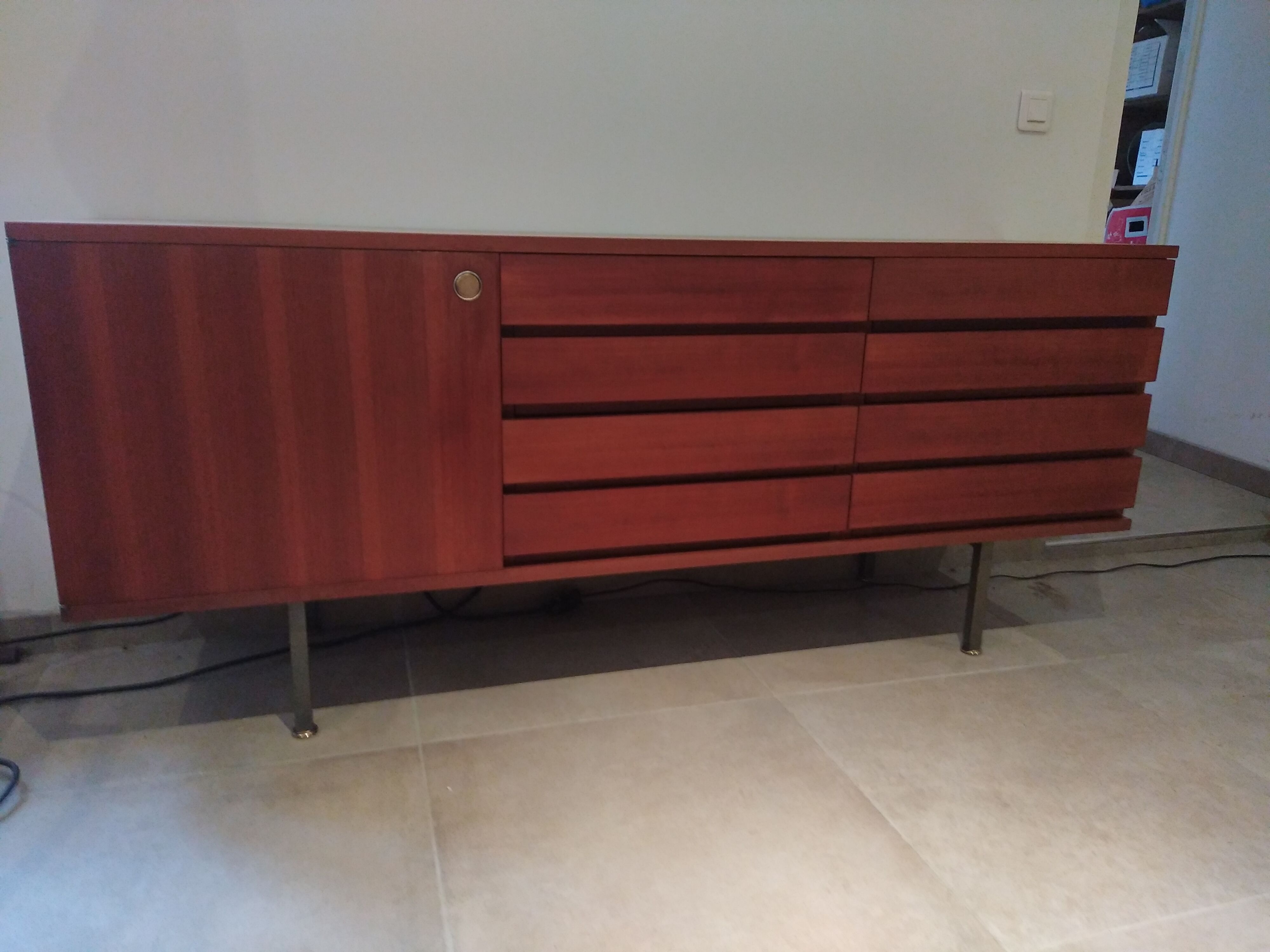 Louis Paolozzi mahogany sideboard