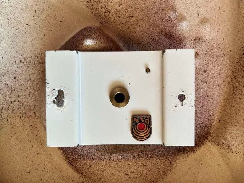 Pair of Midcentury Wall Lamp or Ceiling Flush Mount PAN, Ceramic, Germany, 1970s