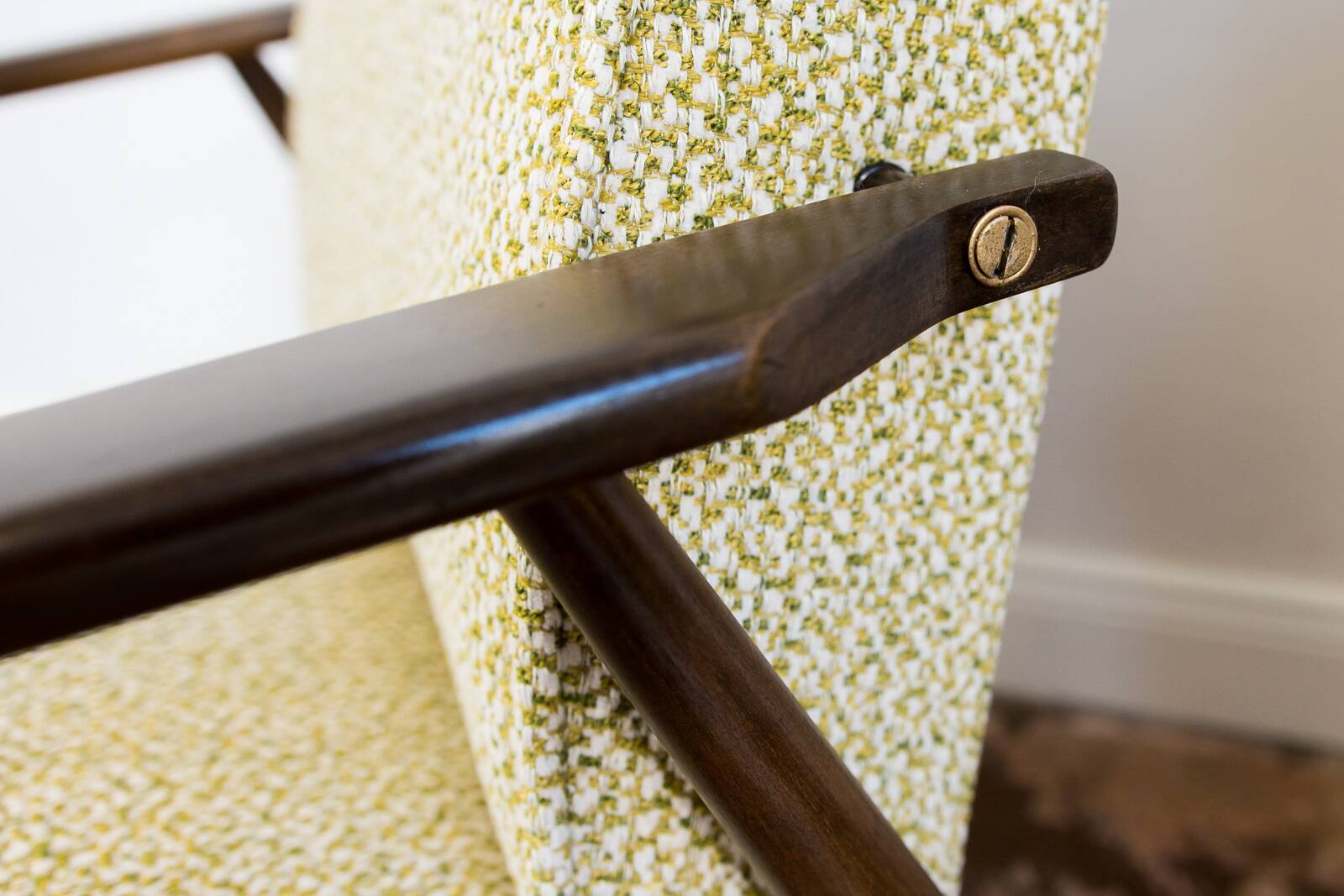 Vintage Armchairs Designed By H. Lis, Poland, 1960's, Set Of 2