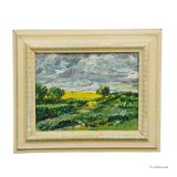 Oil painting by Alexander Michael – Summer Landscape, 1978