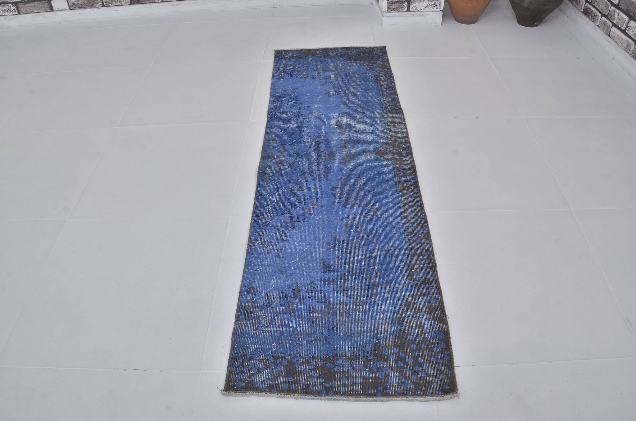 Blue Vintage Handknotted Rug sku 3929
