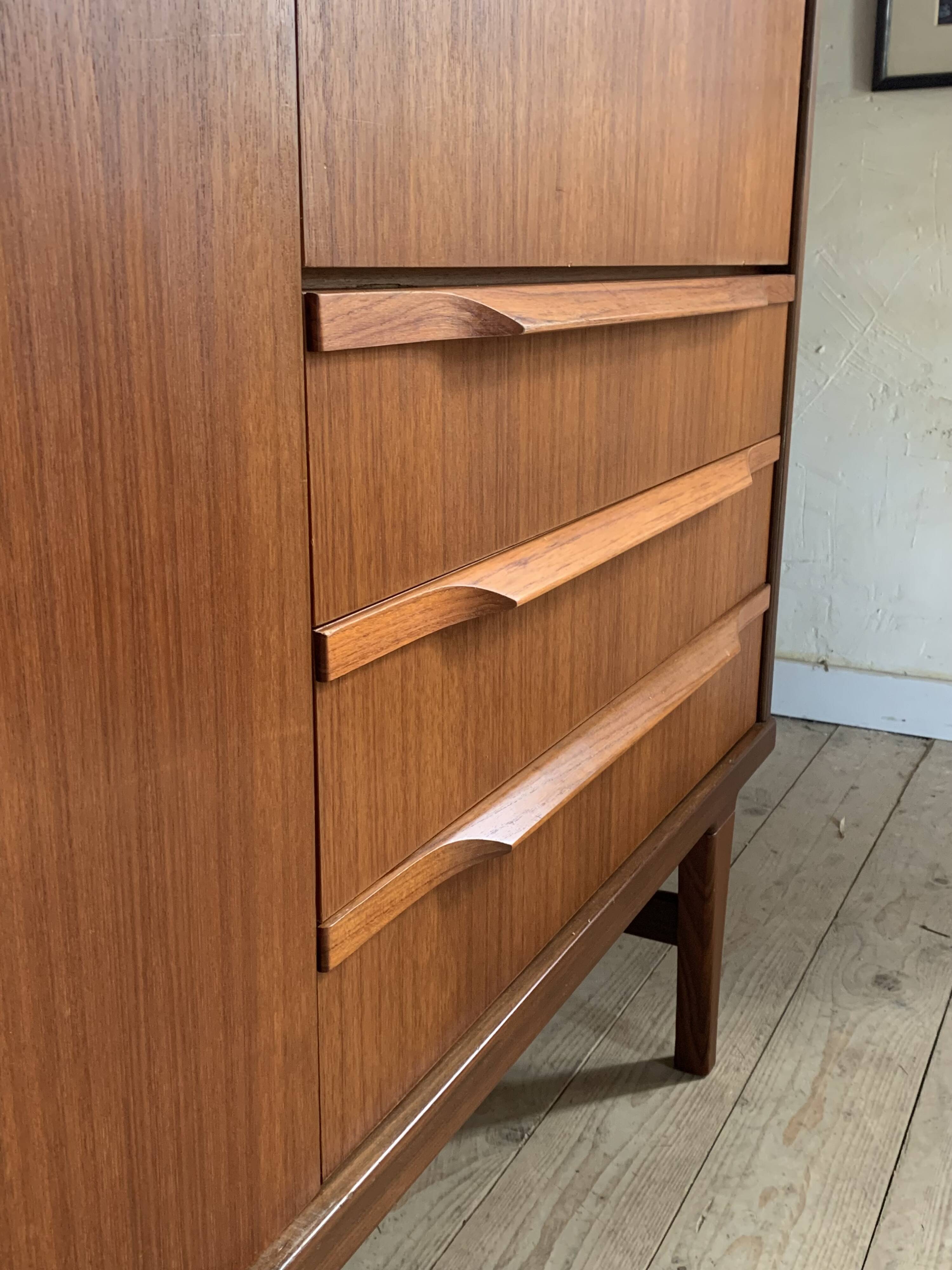 Vintage Scandinavian teak wardrobe