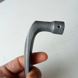 Art Deco door handle lever in solid aluminium