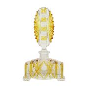 Ensemble de toilette parfum ambre cristal de plomb Buder Allemagne