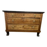 Empire chest of drawers returned from Egypt
