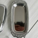 light metal butter dish