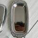 light metal butter dish