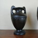Pair of signed ceramic vases from the art nouveau period circa 1900