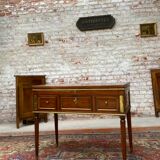 Mahogany dressing table for men stamped Roussens J. I Louis XVI period, 18th century
