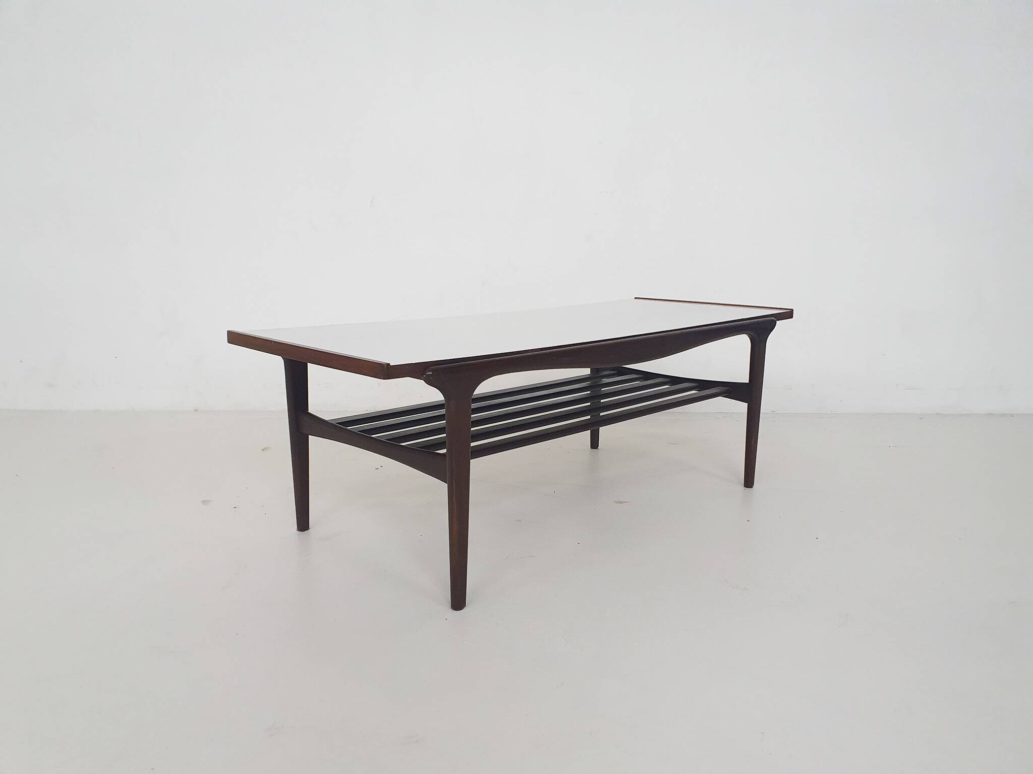 Vintage coffee table with reversible top, The Netherlands 1950's