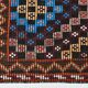 6X10 Bluw & Burgundy Handmade Vintage Kilim Rug, 181x295Cm