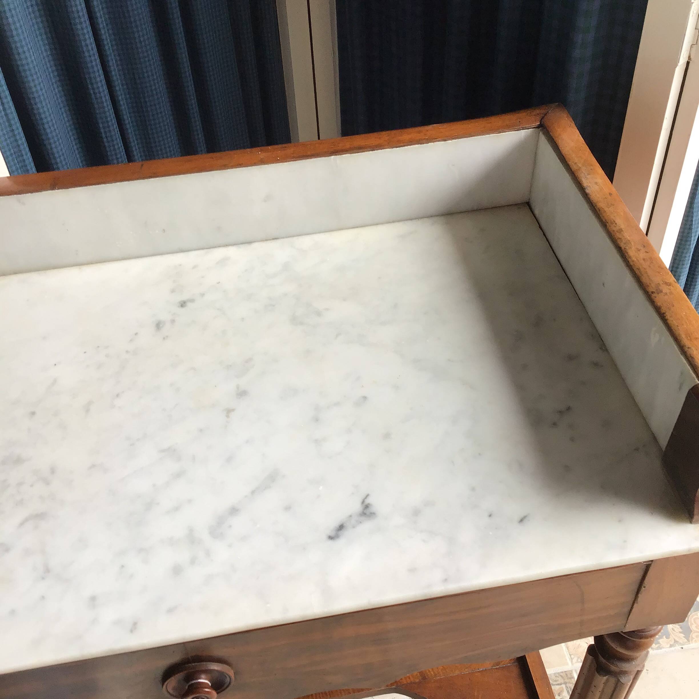 Bathroom furniture, dressing table, marble top