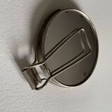 Round barber mirror