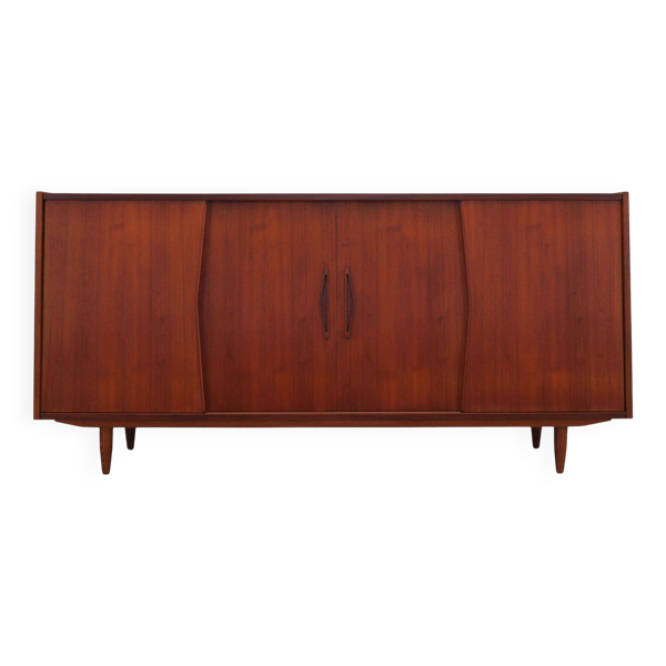 Buffet en teck, design danois, années 1970, production : Danemark
