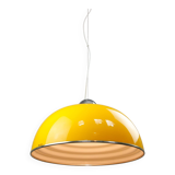 Rare Large Yellow Space-age Pendant from Guzzini, 1970s