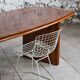 Large table in solid elm, 1970
