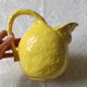 Pichet faïence citron