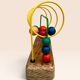 Jouet d'éveil boulier en bois multicolore