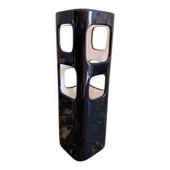 Black designer vase