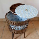Vintage wicker worker 70s
