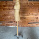 Vintage rattan mannequin