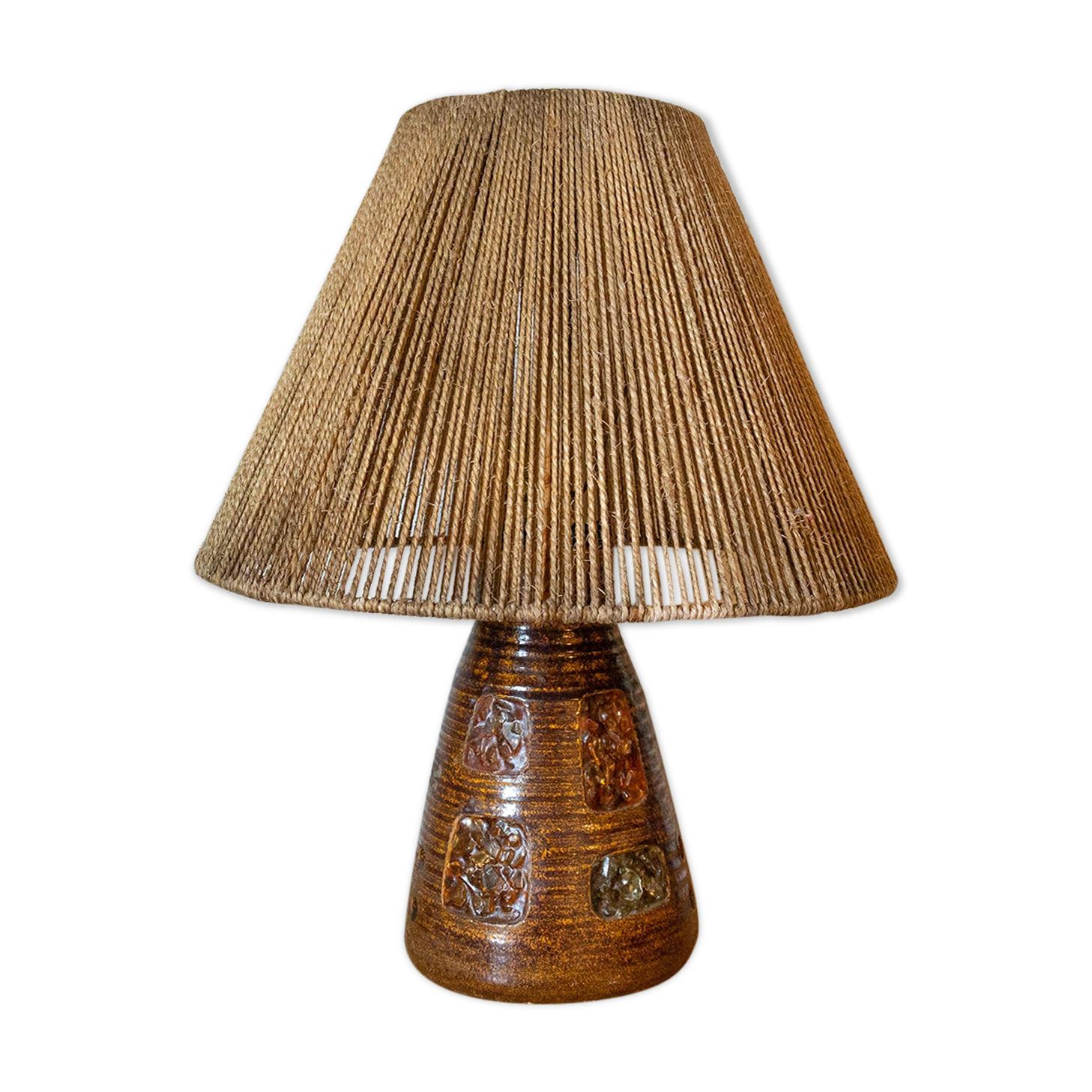 Ceramic and resin lamp 1960