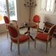 Lot de 4 cabriolets style Louis XVI