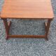 Set of 3 nesting tables in Scandinavian style made of teak from the 1970s.