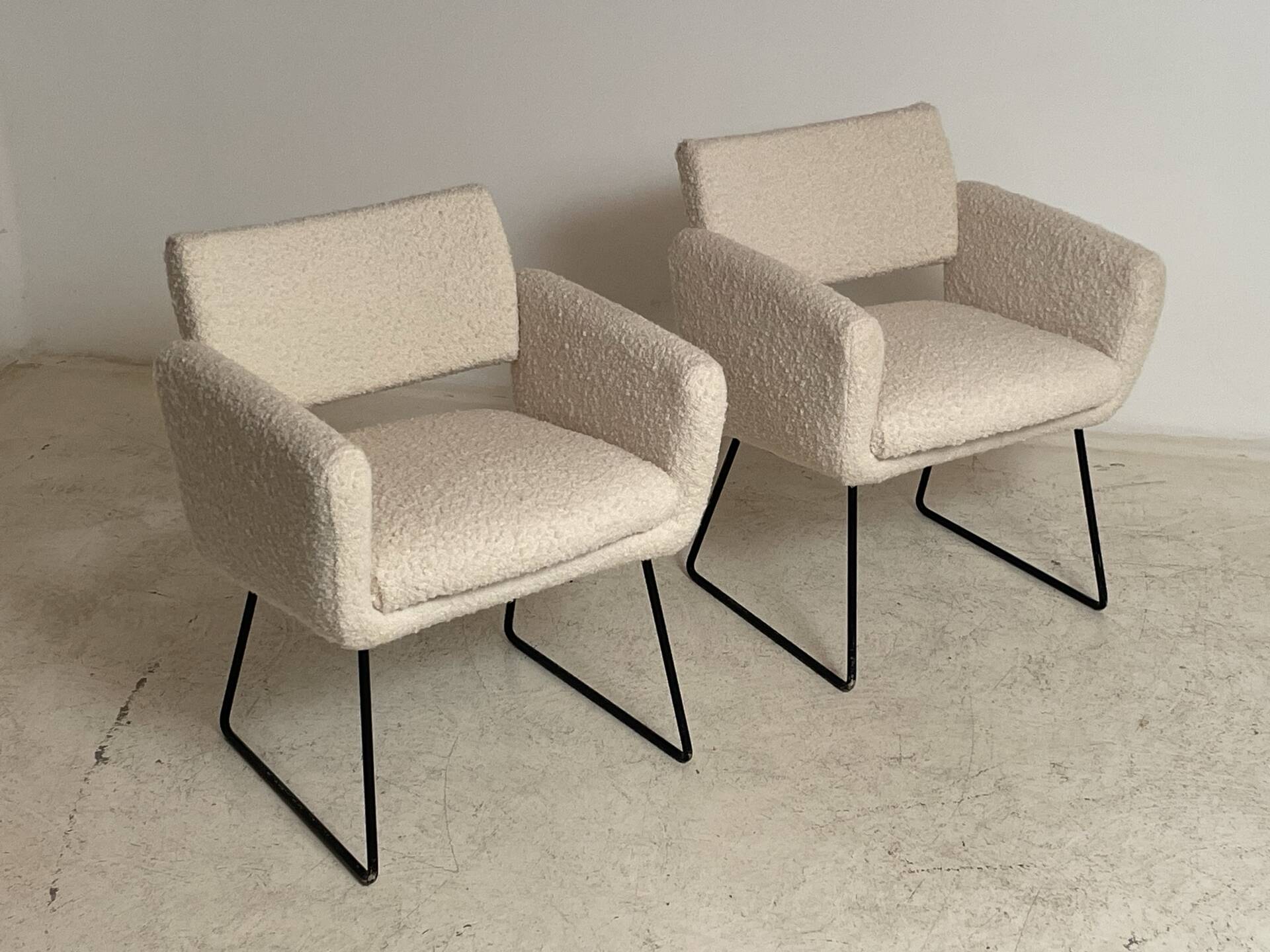 Paire de fauteuils 760 par J.A. Motte pour Steiner