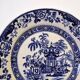 Antique flat plate from Creil and Montereau in good condition