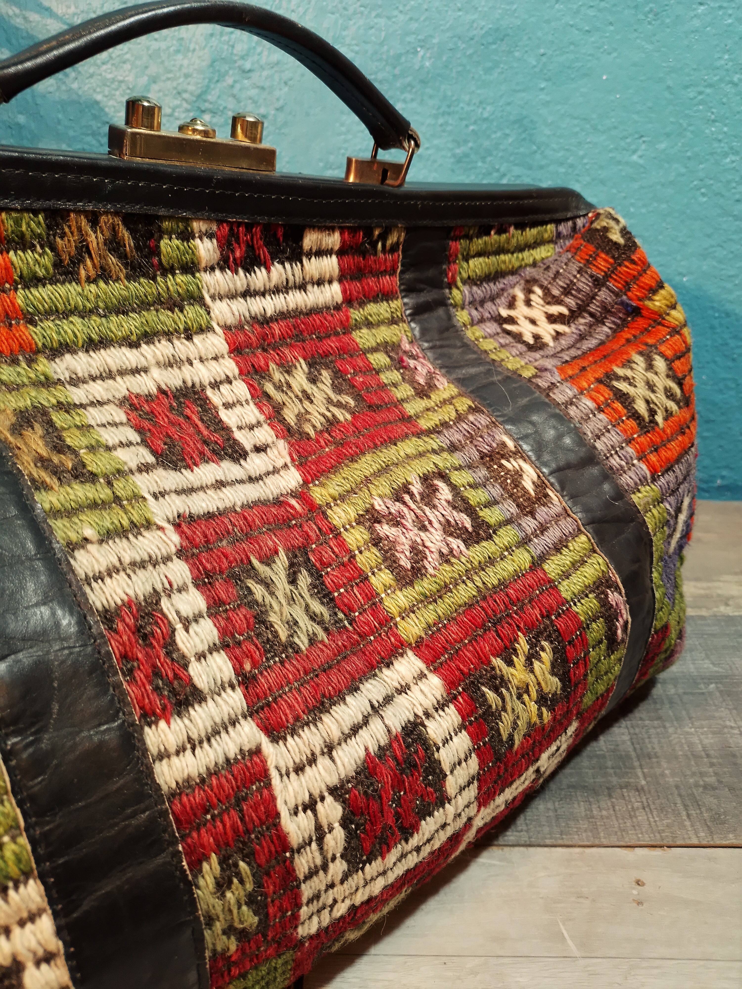 Travel bag "Kilim" 1960s