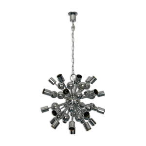 Lustre Sputnik chromé