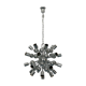 Vintage chrome sputnik by Reggiani. Italy 1970s