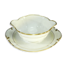 Porcelain sauciere from Limoges Bernardaud model louis xv