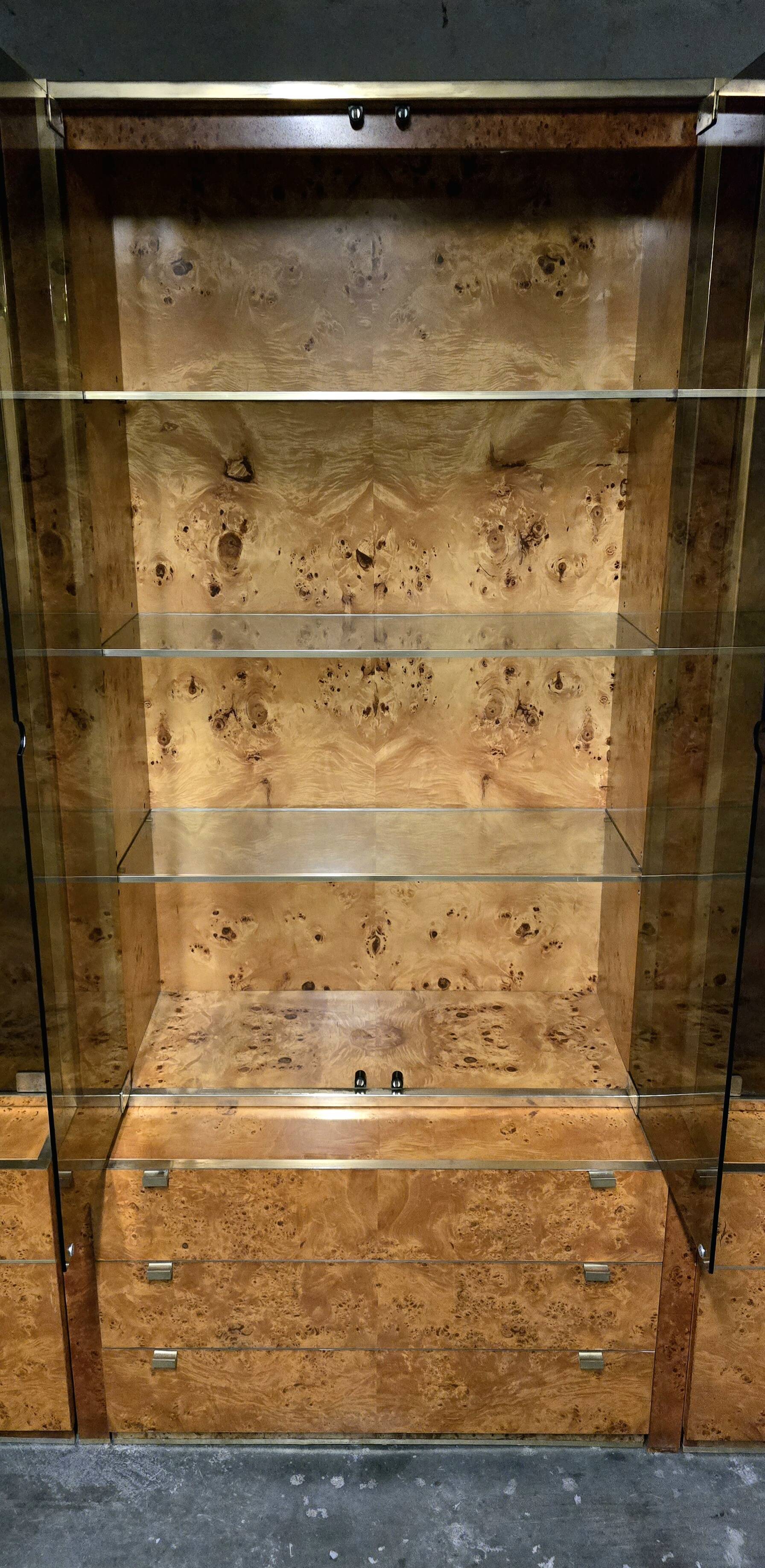 Display cabinet set designed by Jean-Claude Mahey for Roche Bobois 1970